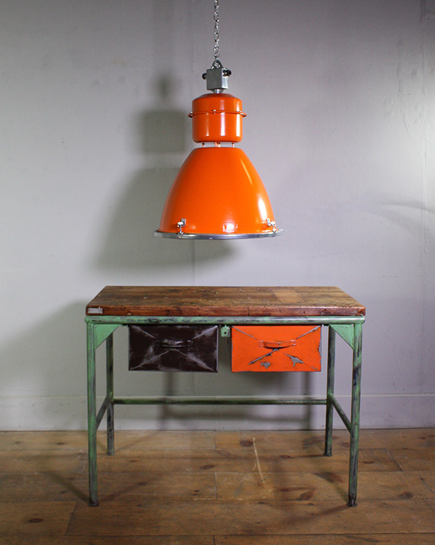 Orange Drawer Workbench / Table