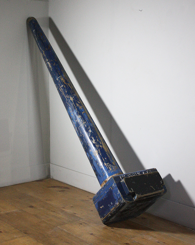 Tall Blue Foundry Mold
