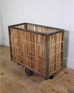 Cane Wicker Trolley