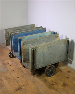 Wooden Industrial Carts