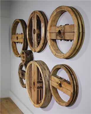 Wooden Press Display