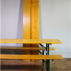 German Beer Festival/Garden Tables and Benches - (Oktoberfest Tables 200cm)