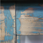Blue painted Distressed Work Table