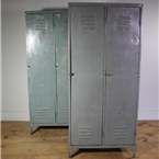 Grey and Light Blue Lockers