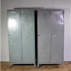 Grey and Light Blue Lockers