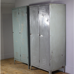 Grey and Light Blue Lockers