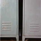 Grey and Light Blue Lockers