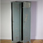 Grey and Light Blue Lockers