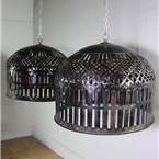 Reproduction Indian Caged Lights 