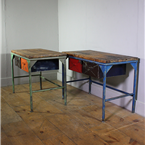 Red Drawer Workbench / Table 
