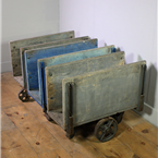 Wooden Industrial Carts