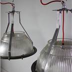 Holophane Glass Pendant Lights