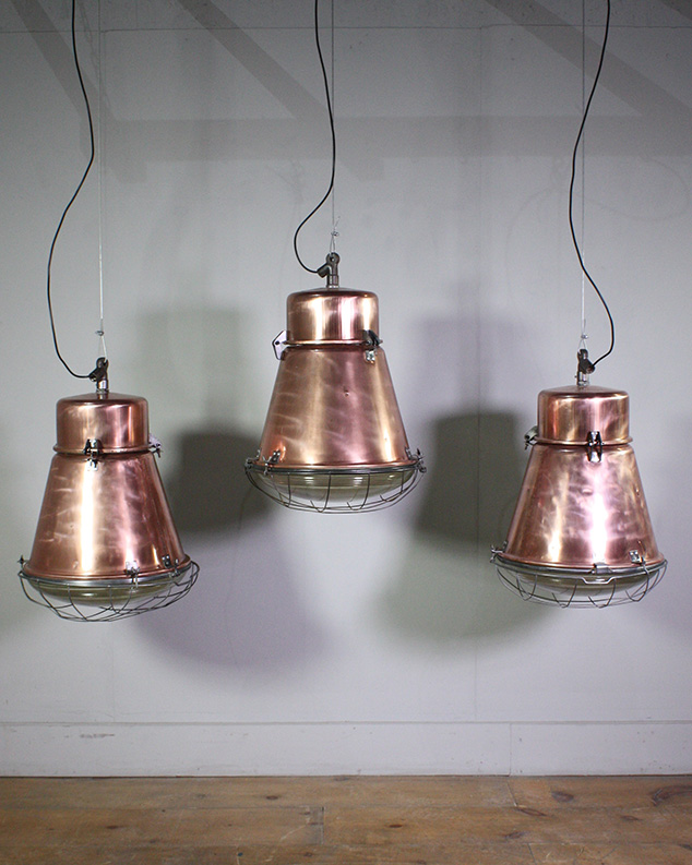 Copper Plated Industrial Lights