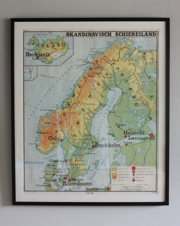 swedish map