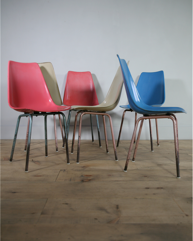 czech moulded chairs
