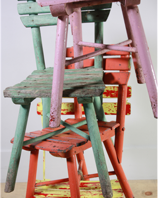 lkids coloured chairs 