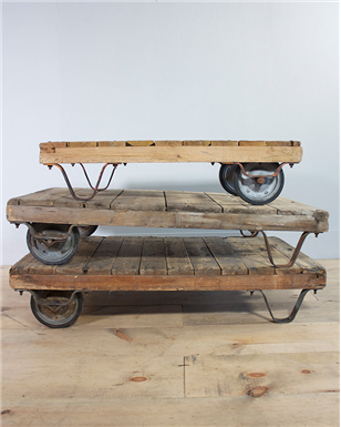 Wooden Trolley Table