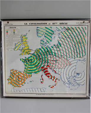 French School Climate Map 1950's