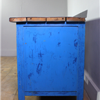 Large Metal Blue Workbench