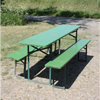 Green- German Table and Bench Sets - Oktoberfest (220cm) 
