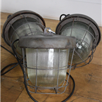 Industrial Caged lights