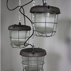 Industrial Caged lights
