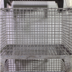 Large Metal Crates with Feet