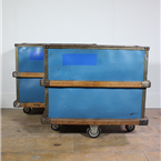 Blue industrial Storage trolley