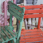 Children's Coloured Wooden Chairs