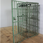 Green Metal Wine Cages.