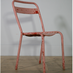 pink bistro chair