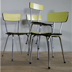 yellow Formica Cafe Chairs